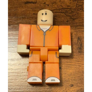 Roblox‎ Prisoner Life Inmate Orange Action Figure 2.5" Tall
